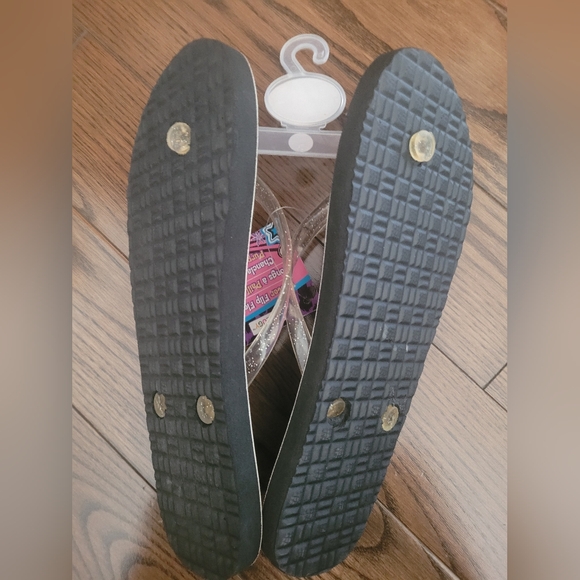 NWT Sandals, Sparkly, Zebra Print - Picture 4 of 5